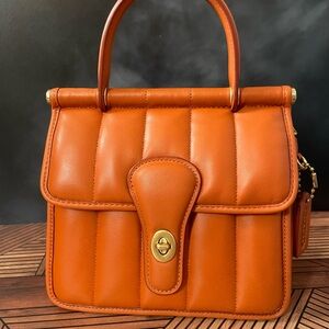 Coach Quilted Willis 18 Canyon